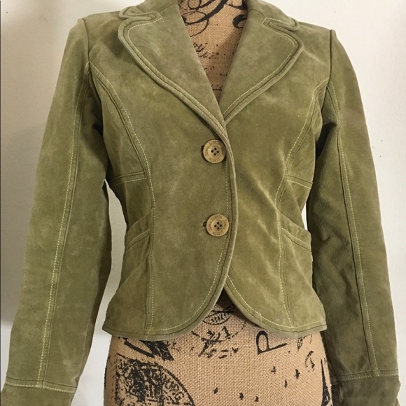 Live a Little Jackets & Blazers - Live a Little lime green leather jacket